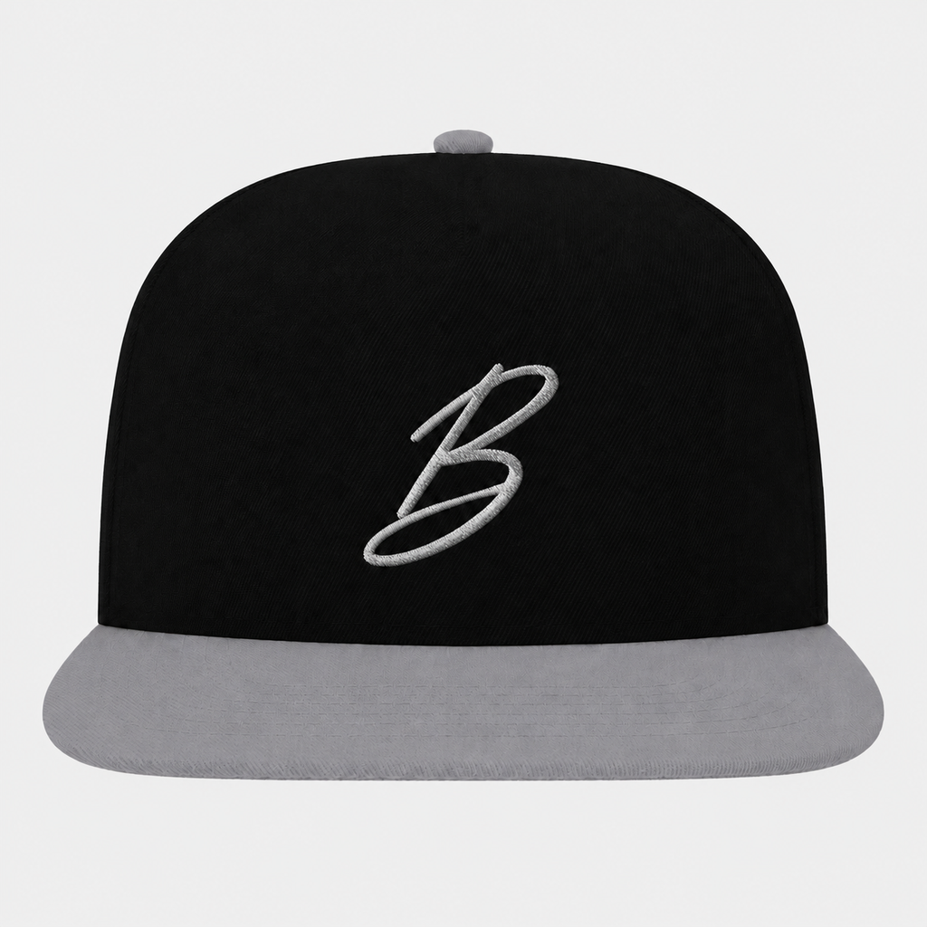Gorra plana - negra