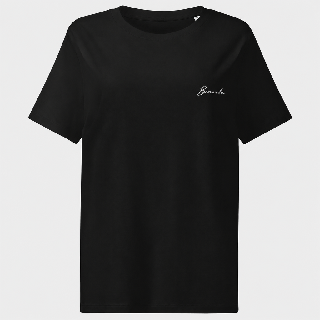 Camiseta orgánica mujer - negra