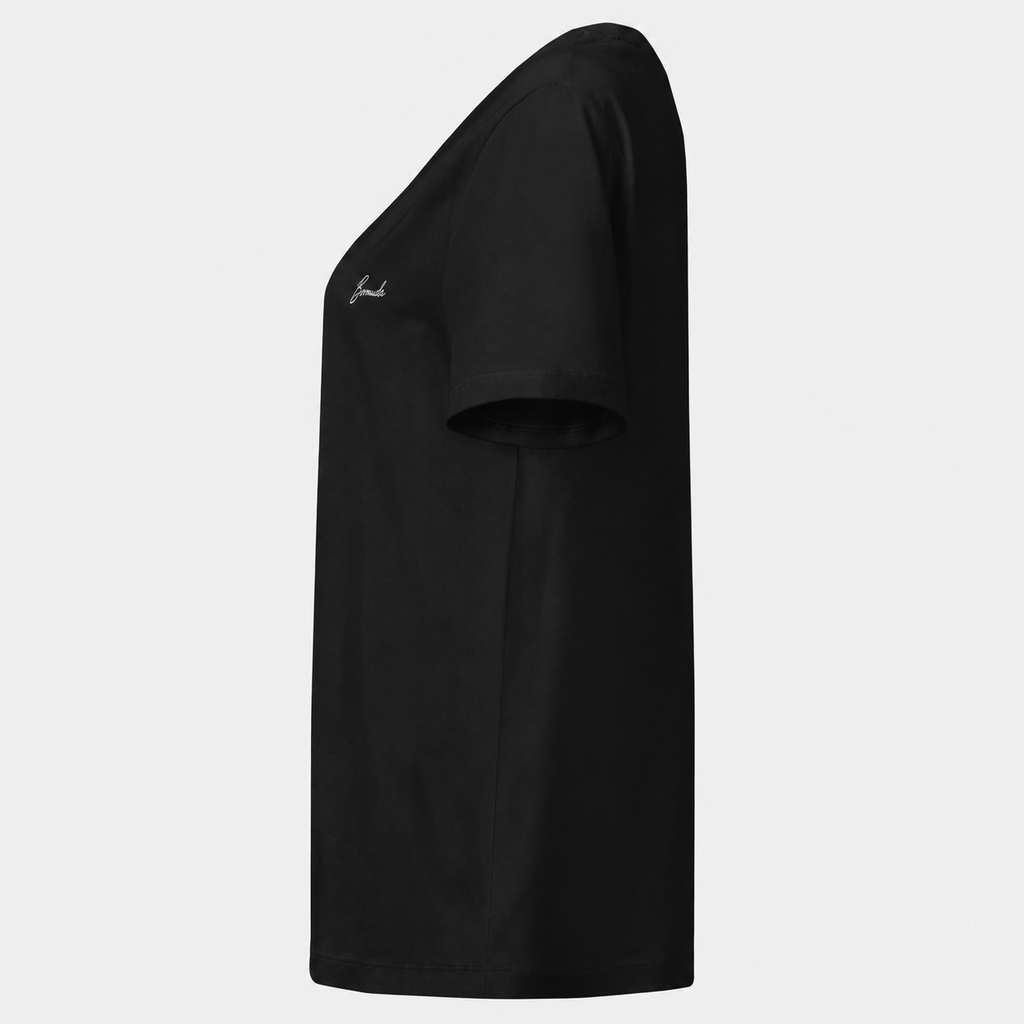 Camiseta orgánica mujer - negra