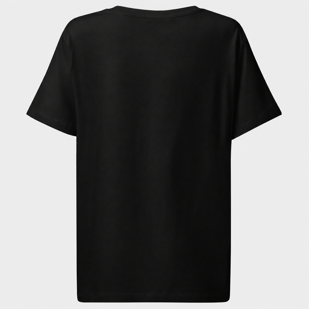 Camiseta orgánica mujer - negra