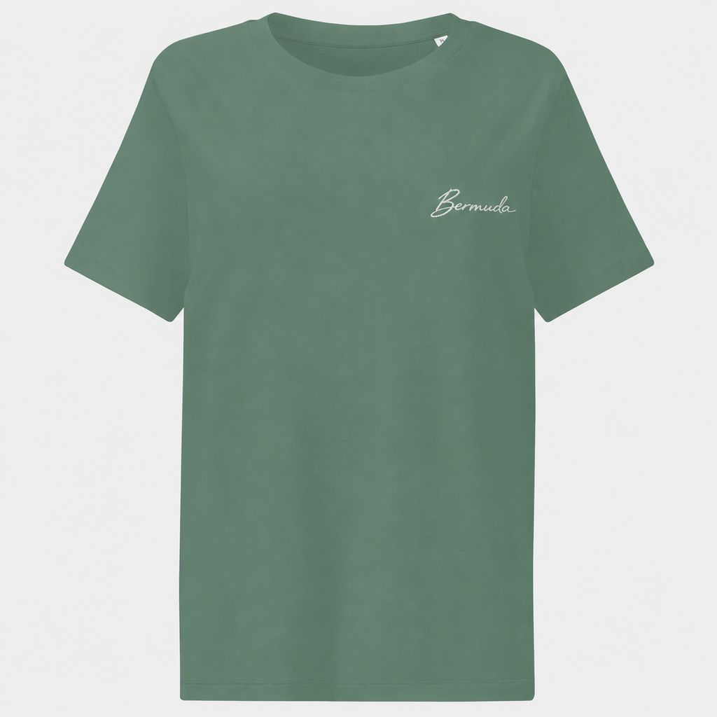 Camiseta orgánica mujer - verde