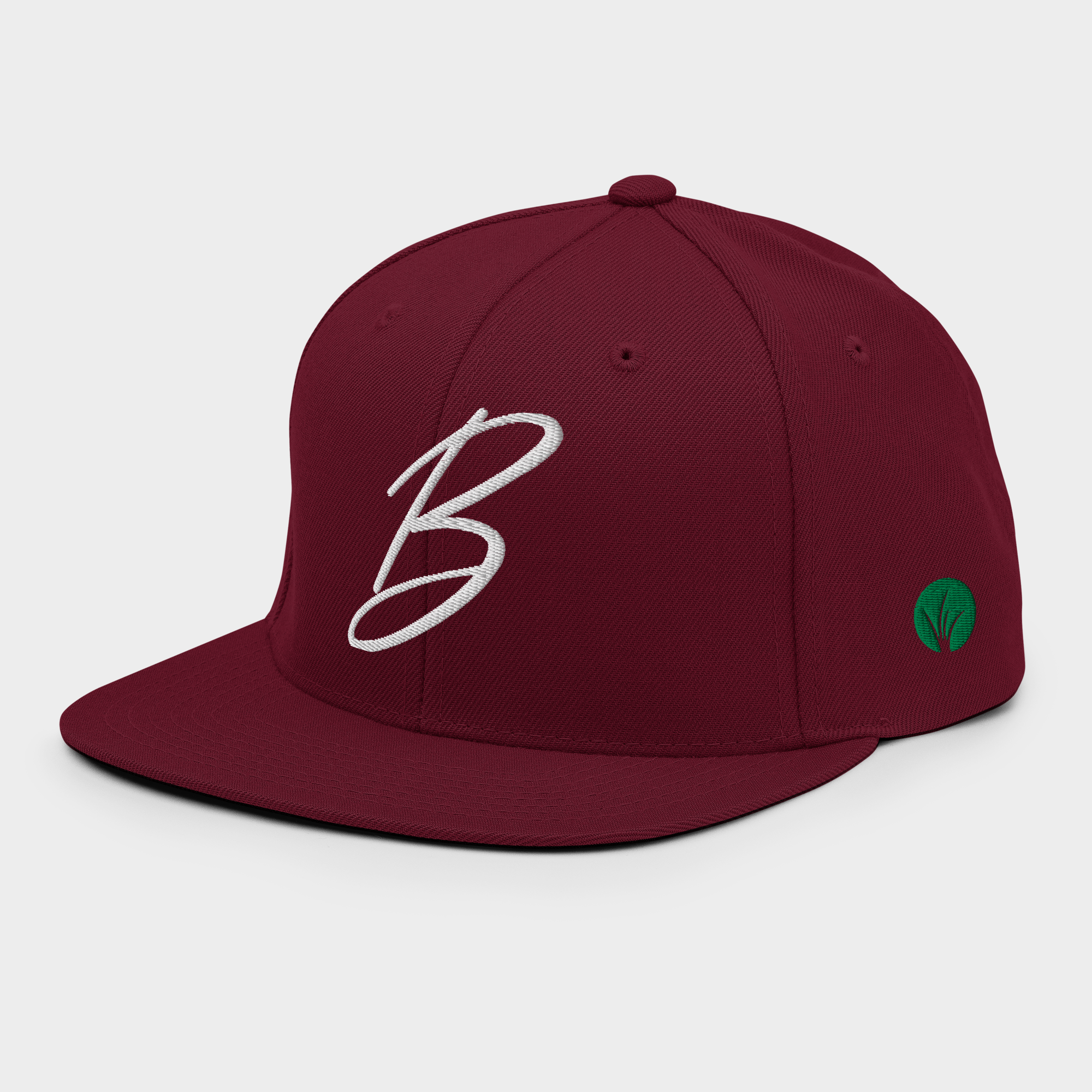 Gorra plana - granate
