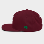 Gorra plana - granate