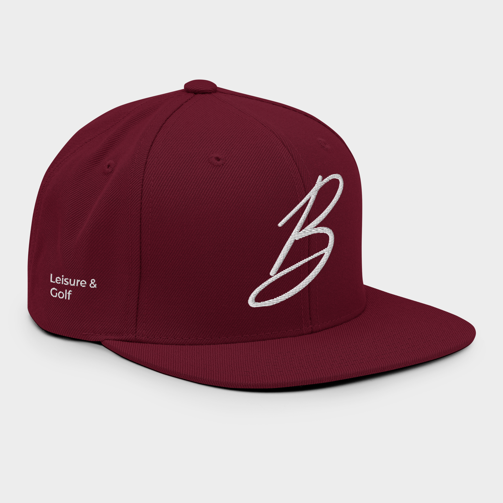 Gorra plana - granate